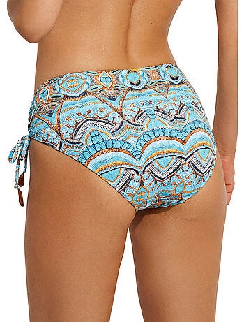 Bas de maillot slip de bain taille haute mai thai