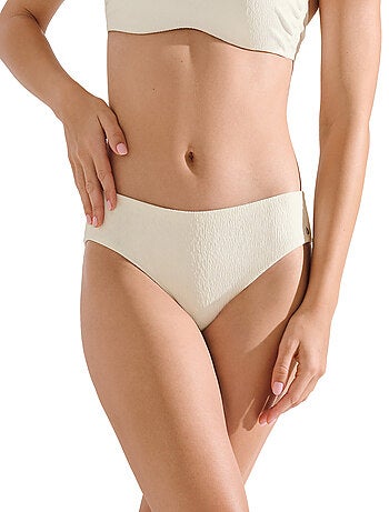Bas de maillot slip de bain taille haute malaga