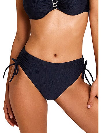 Bas de maillot slip de bain taille haute nautilus