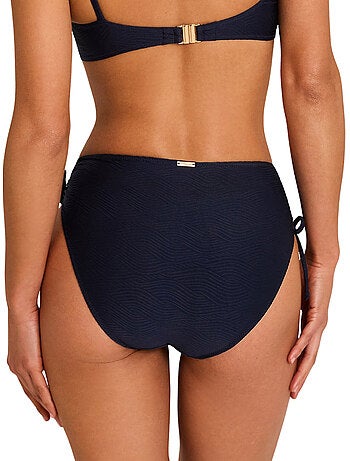 Bas de maillot slip de bain taille haute nautilus