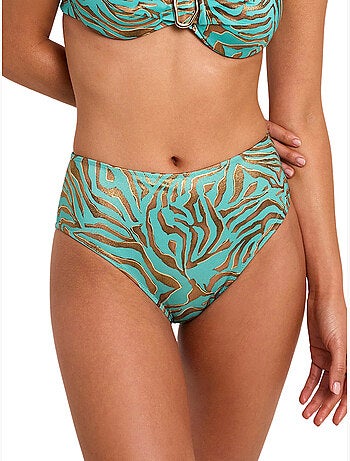 Bas de maillot slip de bain taille haute utopia