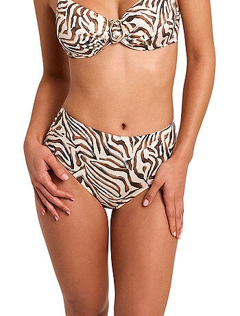 Bas de maillot slip de bain taille haute utopia