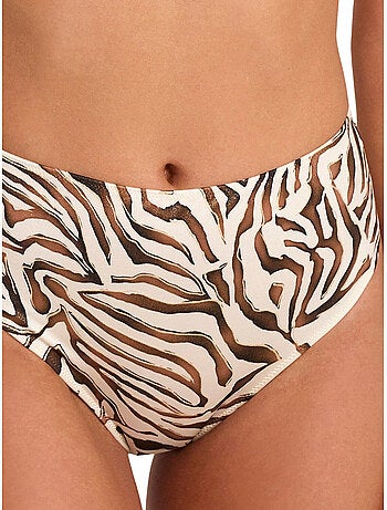 Bas de maillot slip de bain taille haute utopia