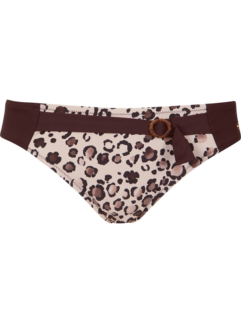 Bas de maillot slip de bain veracruz Marron - Kiabi