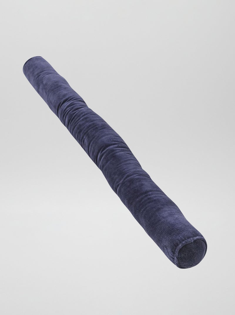 Bas de porte en velours bleu marine - Kiabi