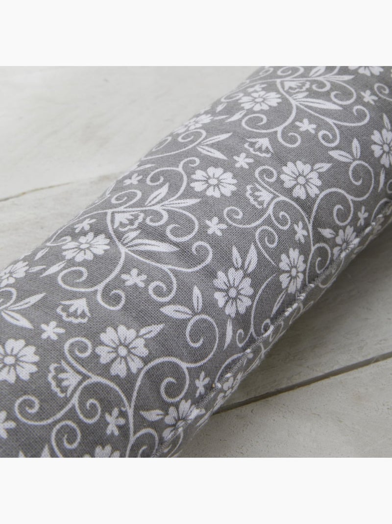 Bas de porte imprimé floral coton CHARME Gris - Kiabi