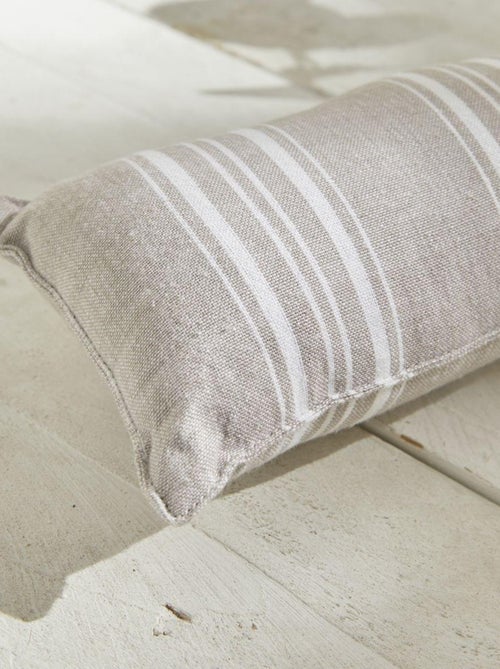 Bas de porte imprimé rayures coton CHARME - Kiabi