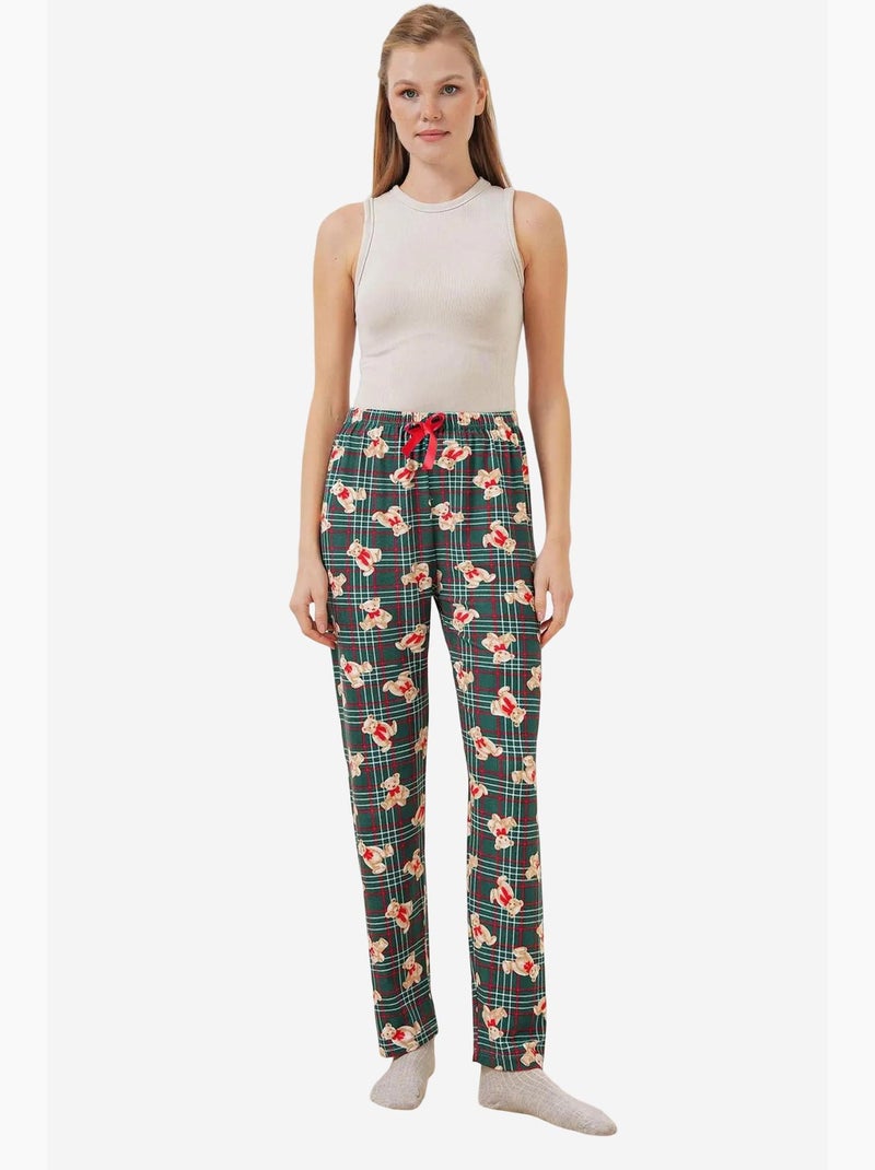 Bas de pyjama à motifs bdart Vert émeraude - Kiabi
