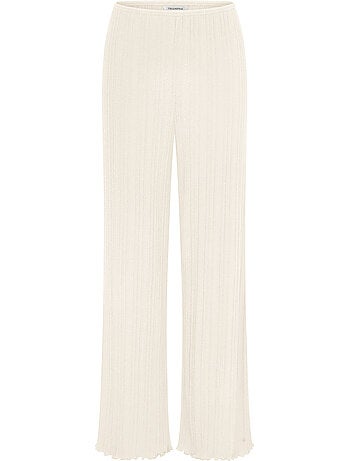 Bas de pyjama pantalon versatile rib