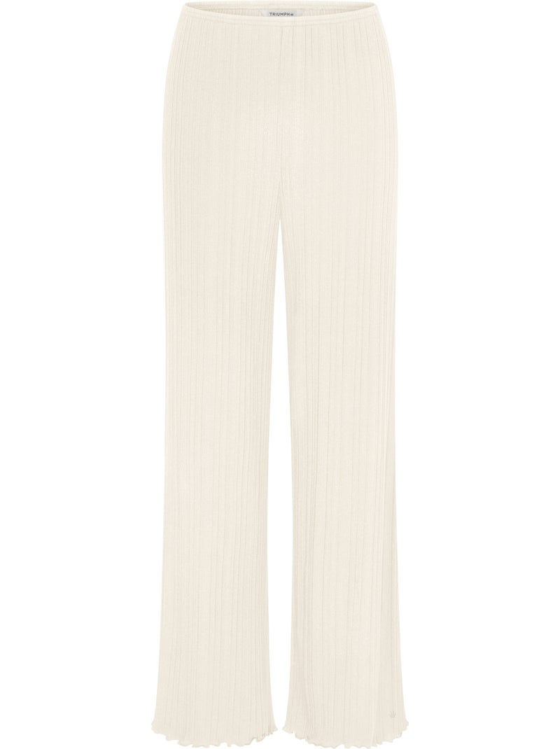 Bas de pyjama pantalon versatile rib Ecru - Kiabi