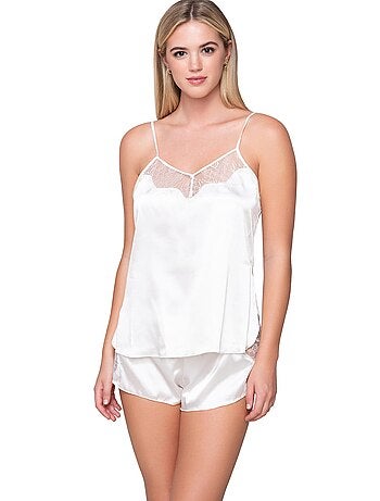 Bas de pyjama short prestige satin
