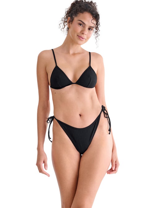 Bas maillot brésilien de bain échancré à nouettes FLORIDA - Kiabi