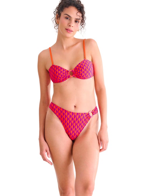 Bas maillot brésilien de bain échancré ARUBA - Kiabi