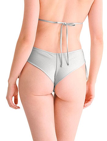 Bas maillot brésilien de bain échancré BLUE LAGOON