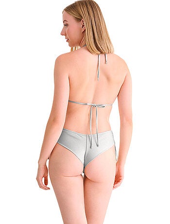 Bas maillot brésilien de bain échancré BLUE LAGOON