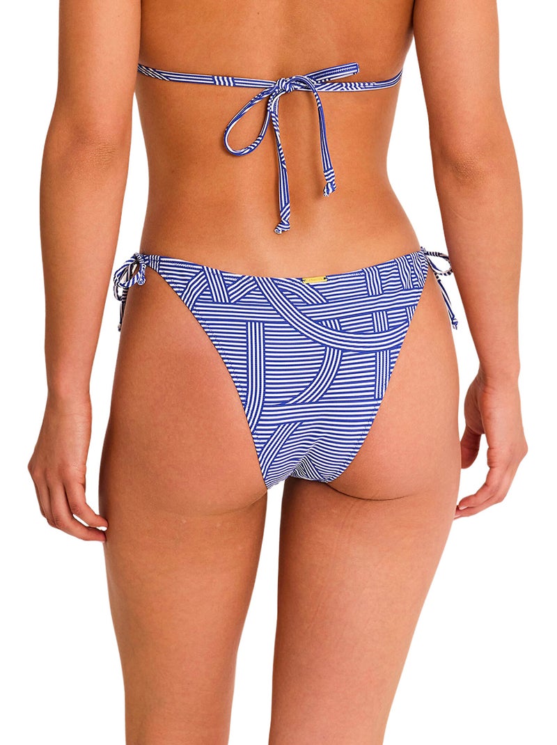 Bas maillot brésilien de bain REVERIE Bleu - Kiabi