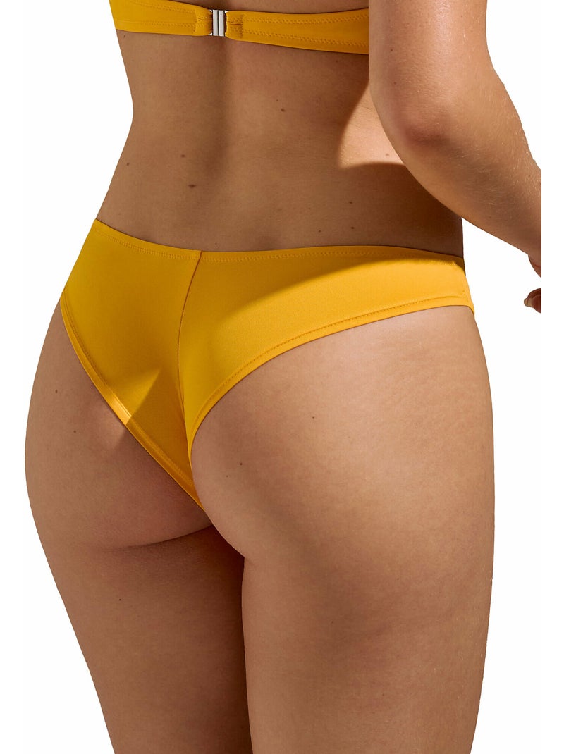 Bas maillot brésilien de bain taille basse Palma Jaune - Kiabi