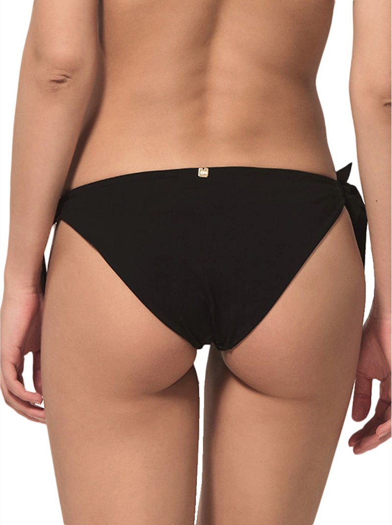 Bas maillot de bain à nouettes Blue Sense Noir - Kiabi