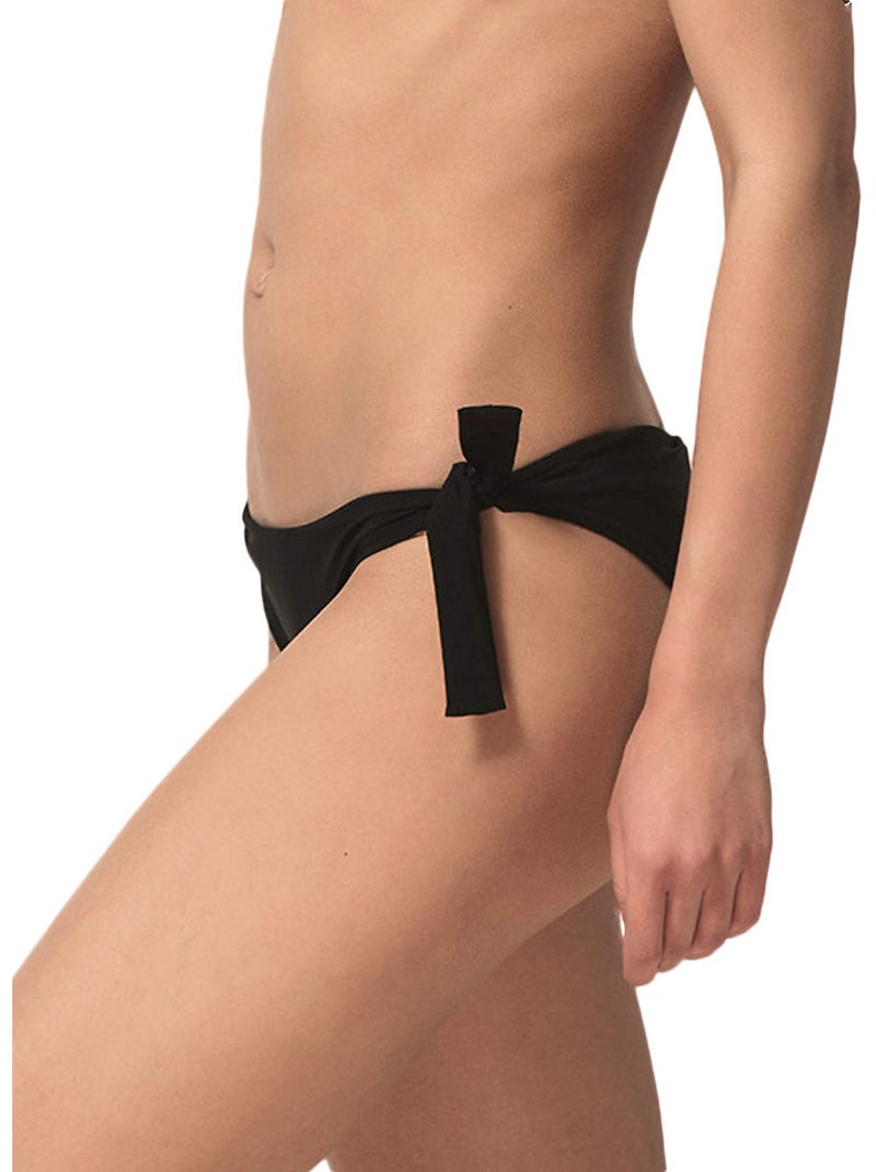 Bas maillot de bain à nouettes Blue Sense Noir - Kiabi