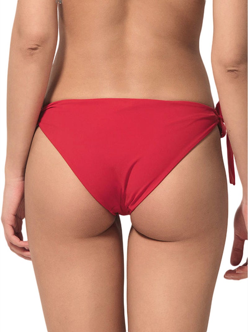 Bas maillot de bain à nouettes Blue Sense Rouge - Kiabi