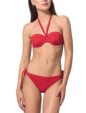 Bas maillot de bain à nouettes Blue Sense rouge