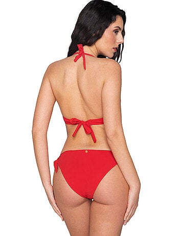 Bas maillot de bain à nouettes Blue Sense rouge