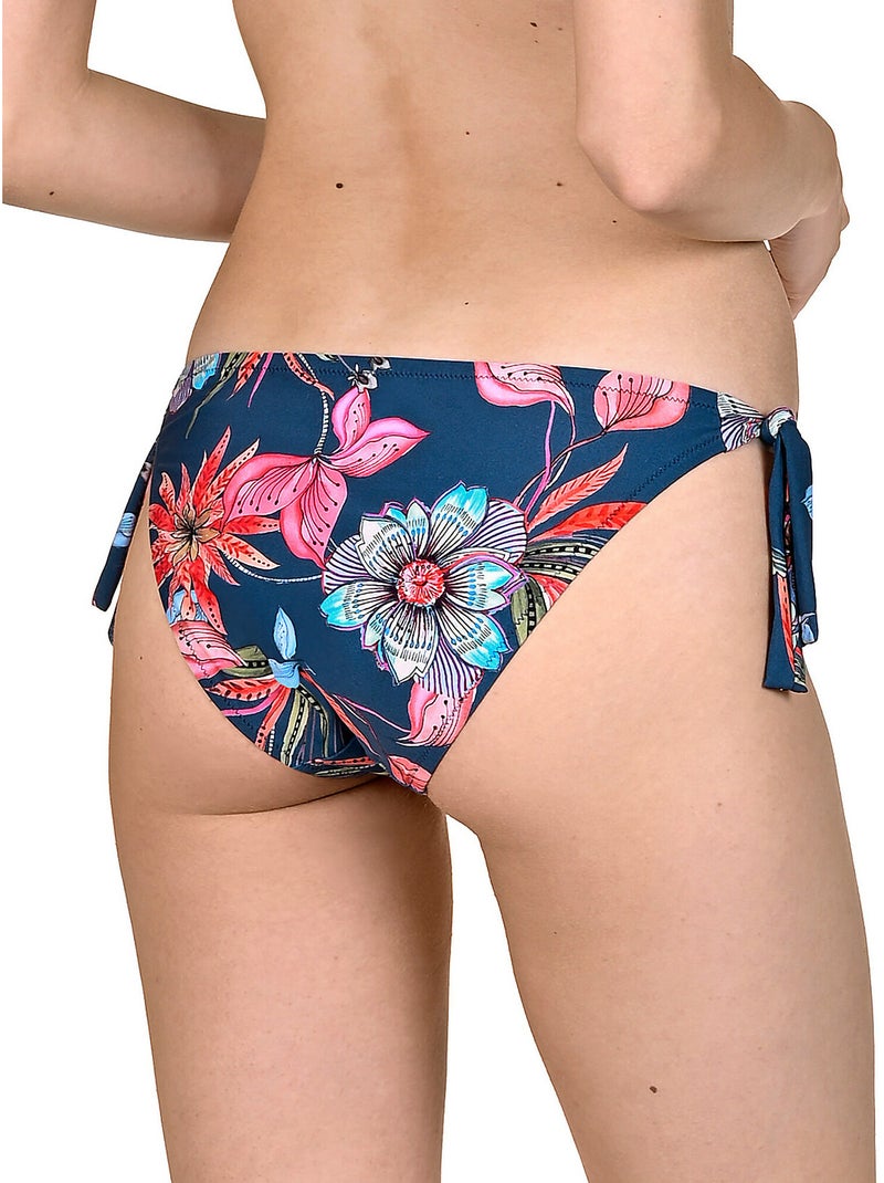 Bas maillot de bain à nouettes Jamaica Bleu - Kiabi