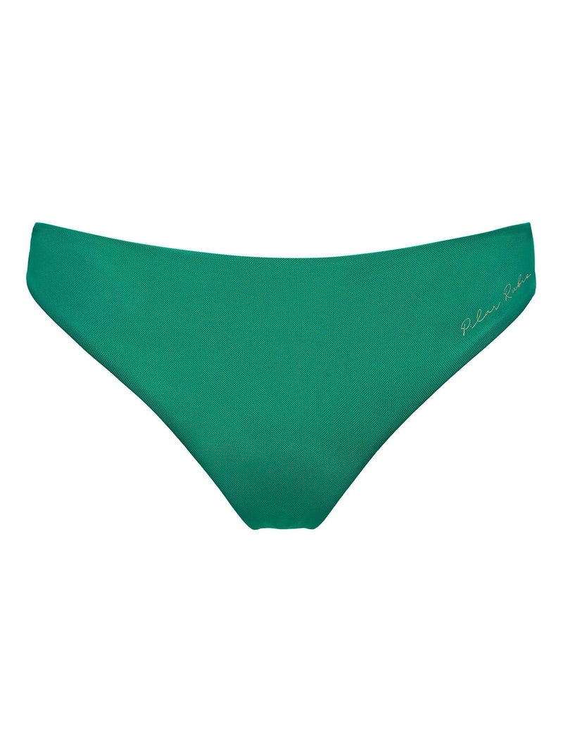 Bas maillot de bain à volants Basica Vert - Kiabi