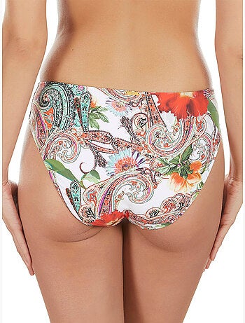 Bas maillot de bain bikini Cachemire blanc