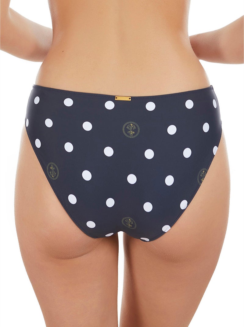 Bas maillot de bain bikini Lunares marine Bleu marine - Kiabi