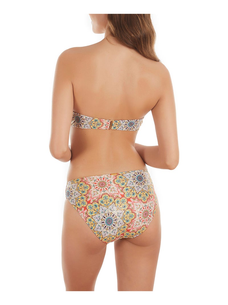 Bas maillot de bain bikini Mandala Jaune - Kiabi