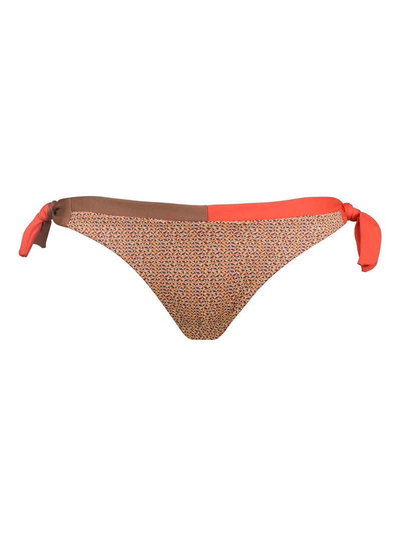 Bas maillot de bain brésilien Pixel Orange - Kiabi