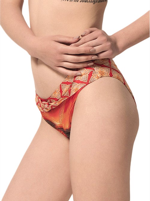 Bas maillot de bain Broadway rouge - Kiabi