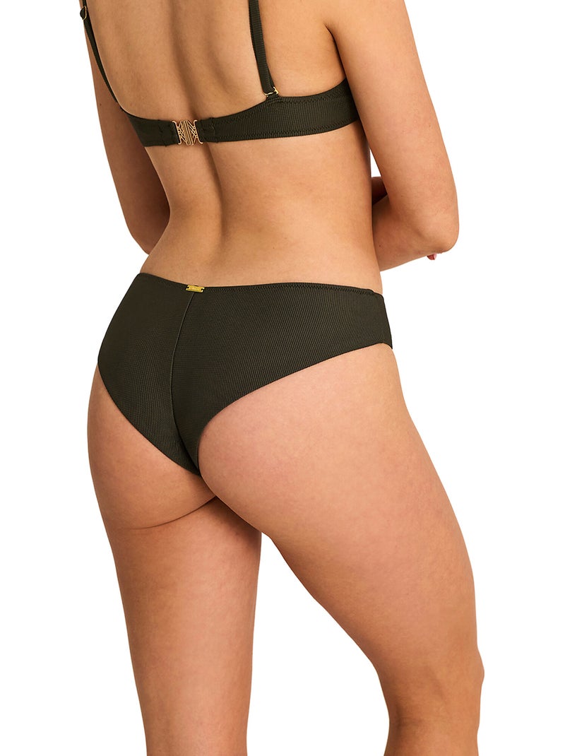 Bas maillot shorty de bain SOLSTICE Kaki - Kiabi