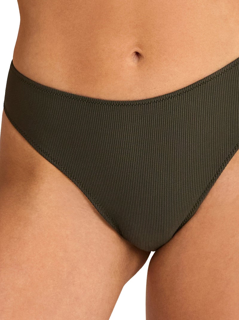 Bas maillot shorty de bain SOLSTICE Kaki - Kiabi