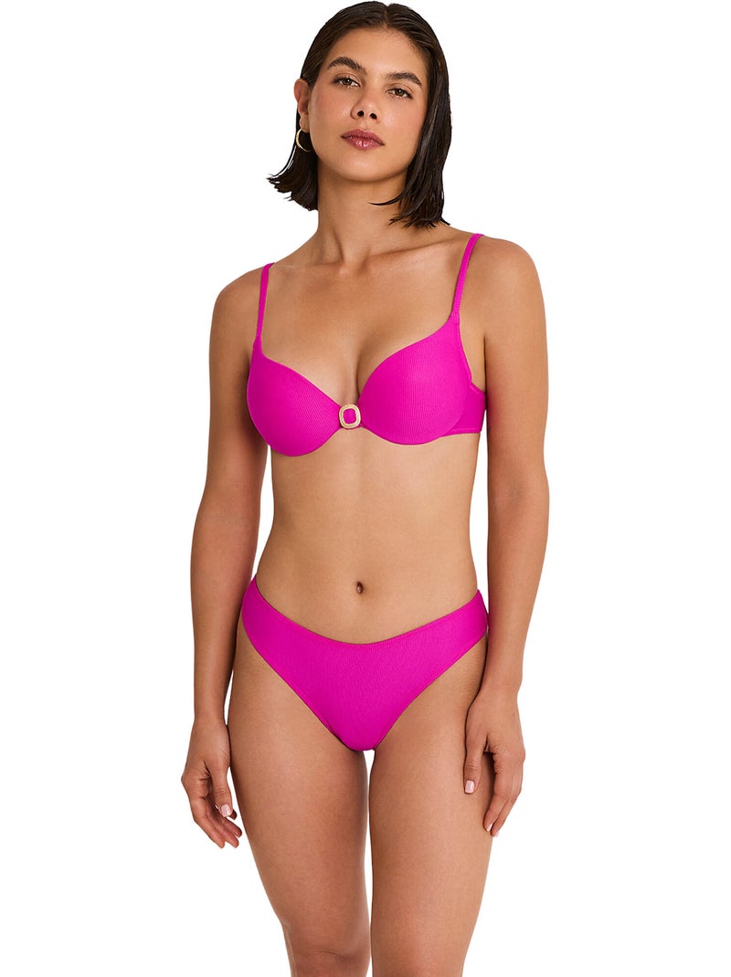 Bas maillot shorty de bain SOLSTICE Rose fushia - Kiabi
