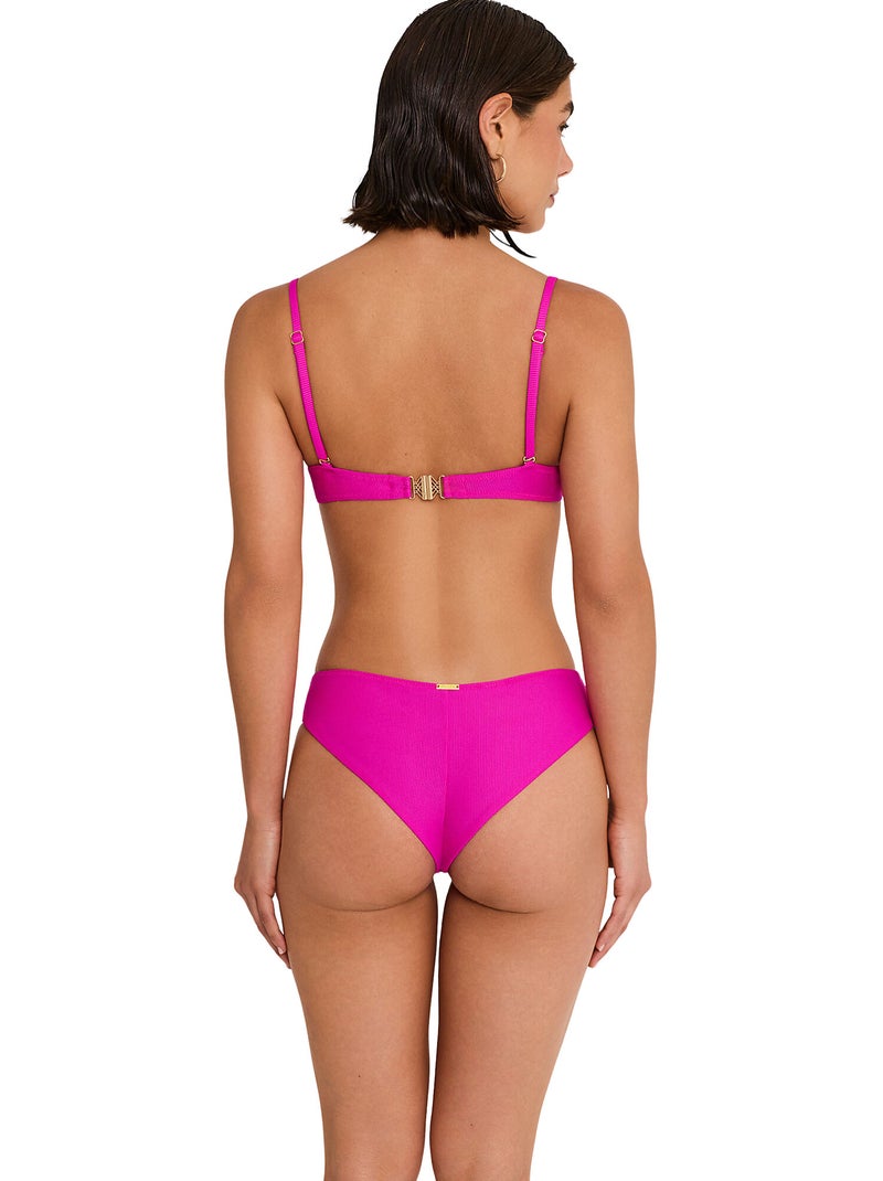 Bas maillot shorty de bain SOLSTICE Rose fushia - Kiabi