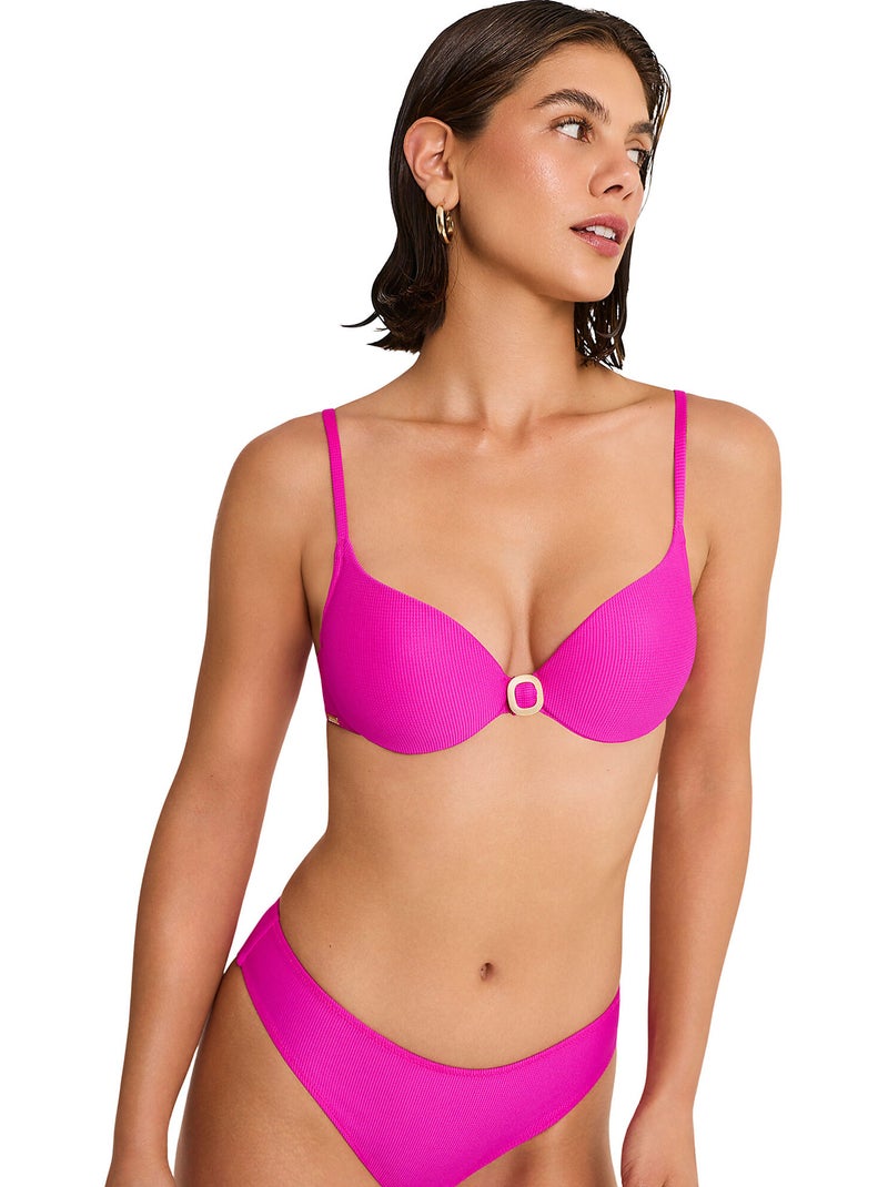 Bas maillot shorty de bain SOLSTICE Rose fushia - Kiabi
