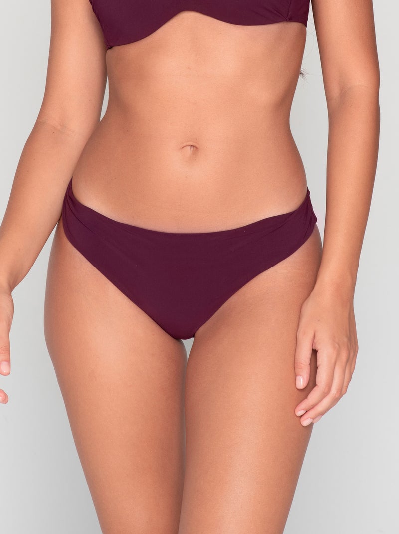 Bas maillot slip de bain 5cm BLUE SENSE Bordeaux - Kiabi