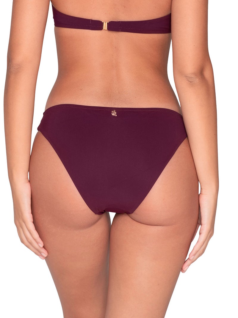 Bas maillot slip de bain 5cm BLUE SENSE Bordeaux - Kiabi