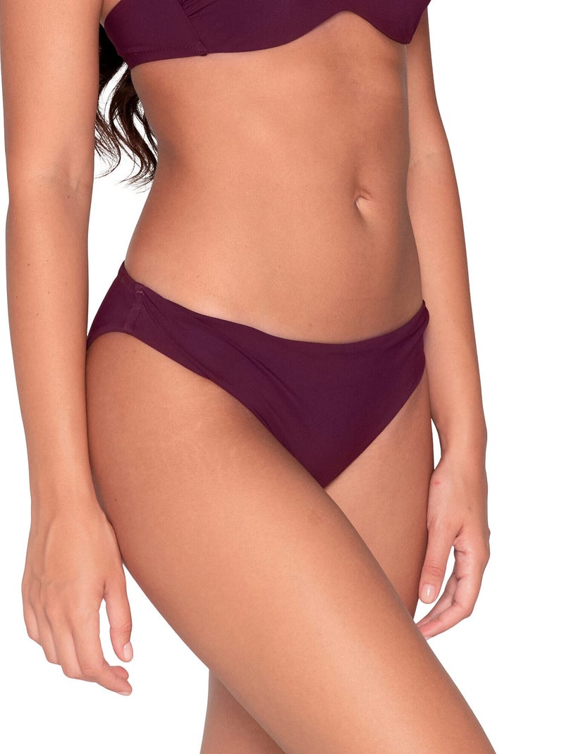 Bas maillot slip de bain 5cm BLUE SENSE Bordeaux - Kiabi