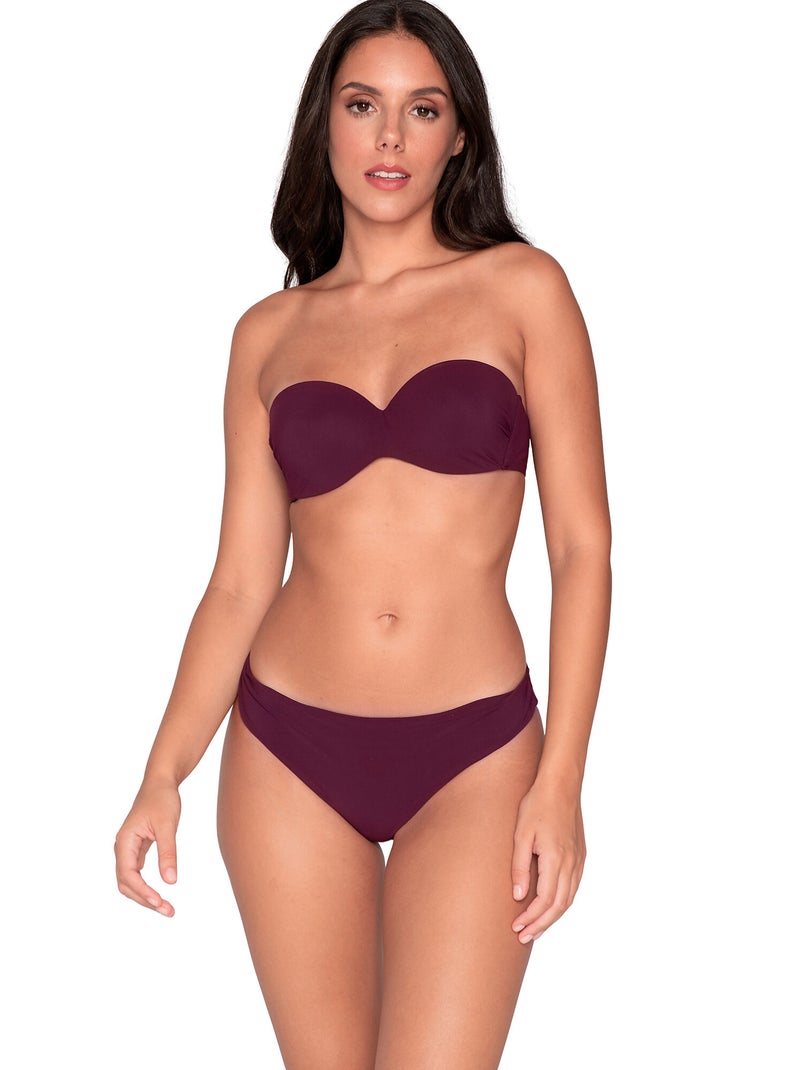 Bas maillot slip de bain 5cm BLUE SENSE Bordeaux - Kiabi