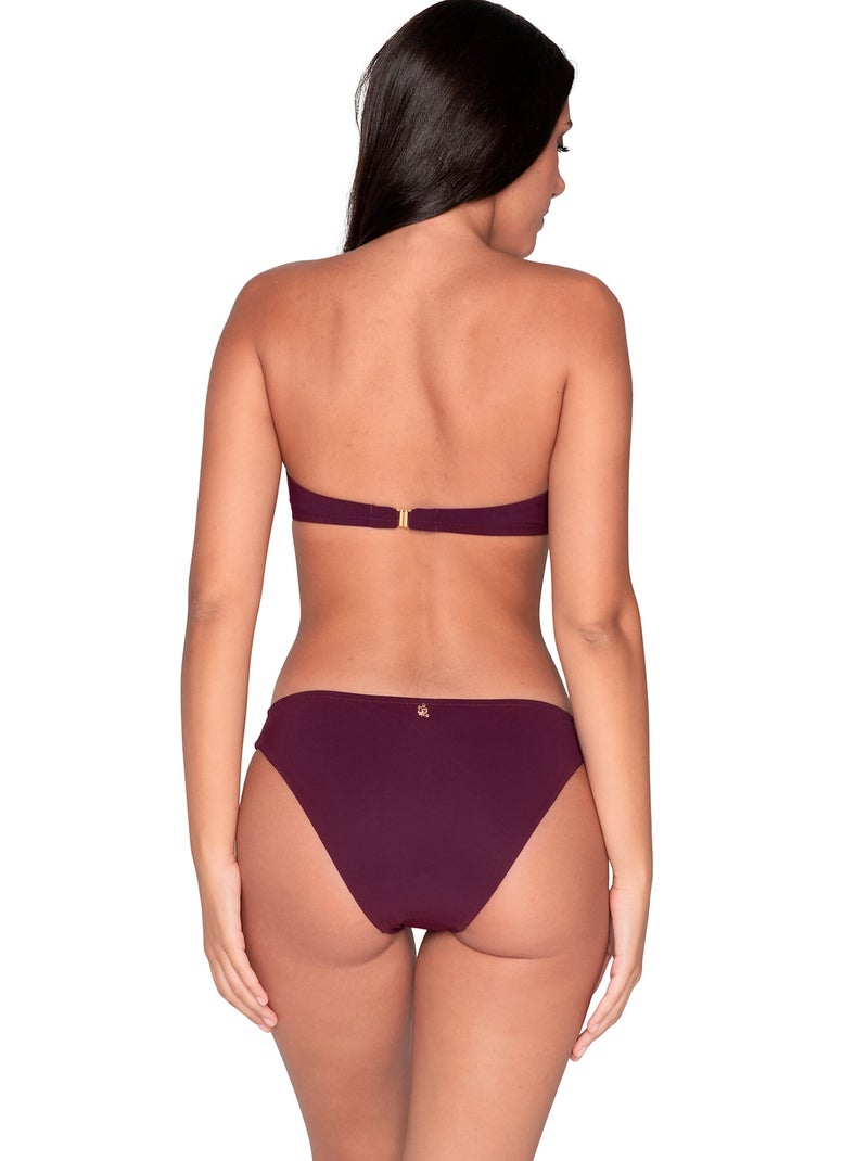 Bas maillot slip de bain 5cm BLUE SENSE Bordeaux - Kiabi