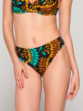 Bas maillot slip de bain 5cm plissé EMERALD