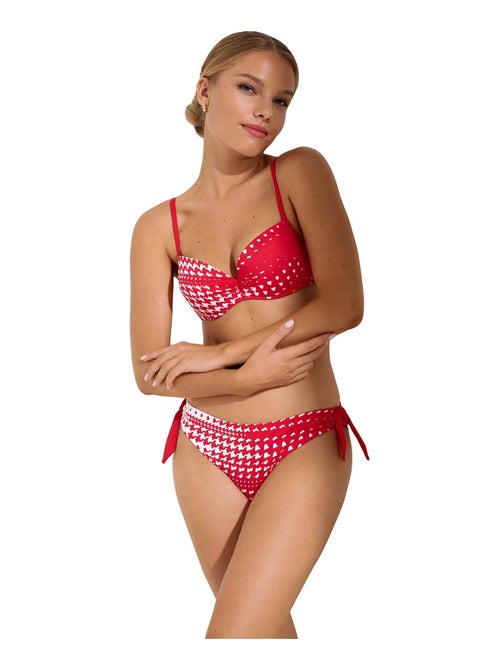 Bas maillot slip de bain à nouettes amovibles Quito - Kiabi