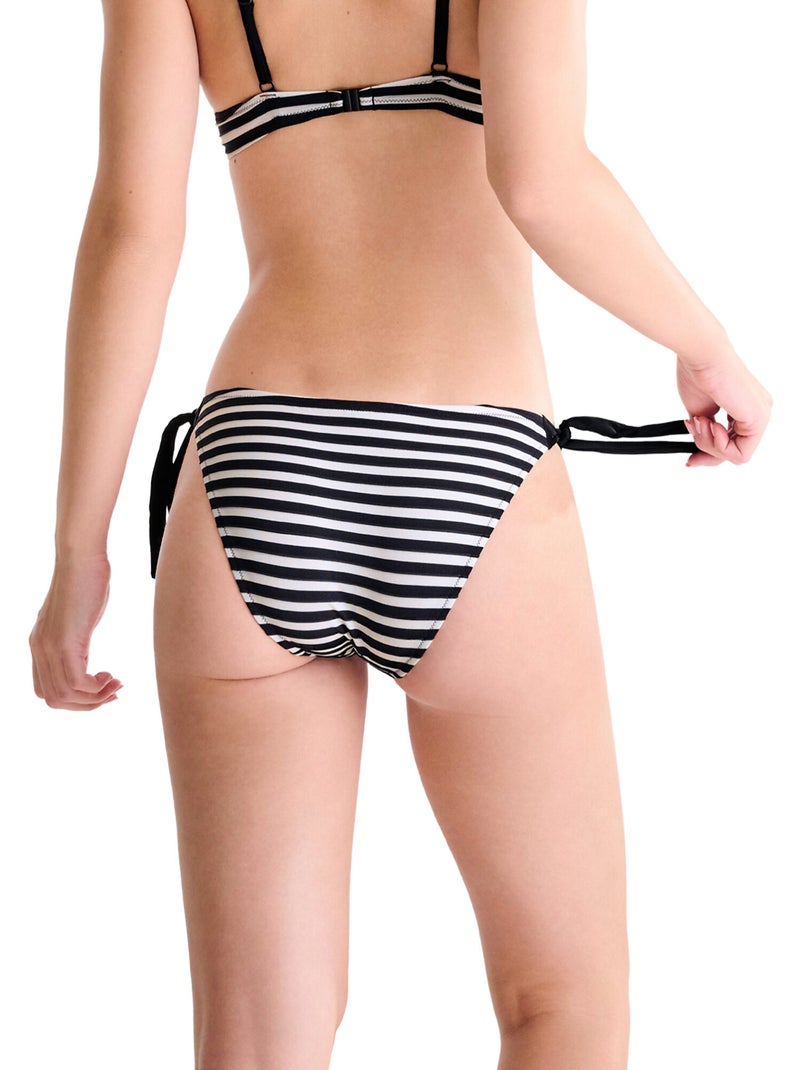 Bas maillot slip de bain à nouettes BONDI BEACH Noir - Kiabi