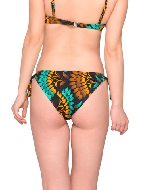 Bas maillot slip de bain à nouettes EMERALD - Kiabi