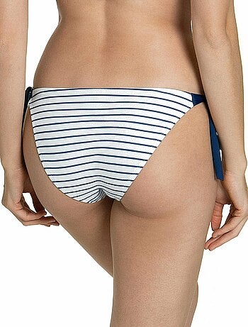 Bas maillot slip de bain à nouettes Puerto Rico