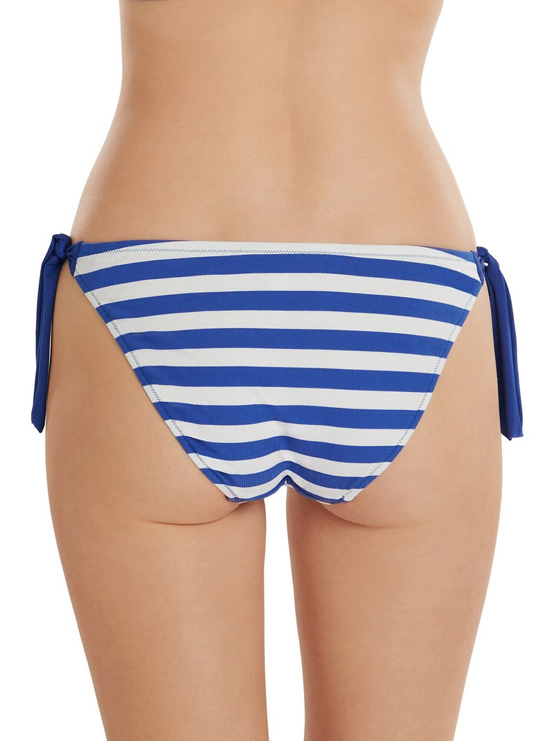 Bas maillot slip de bain à nouettes Rhodes Bleu - Kiabi