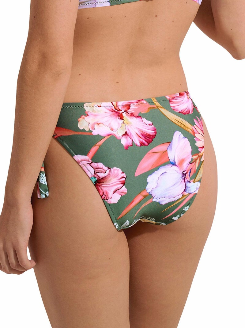 Bas maillot slip de bain à nouettes Rimini Vert - Kiabi